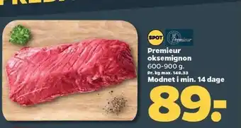 Netto Premieur oksemignon tilbud