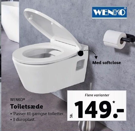 Toiletsæde tilbud hos Lidl