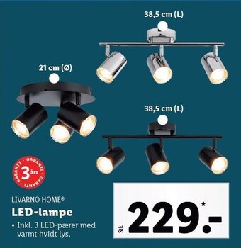 Lidl Led-lampe tilbud
