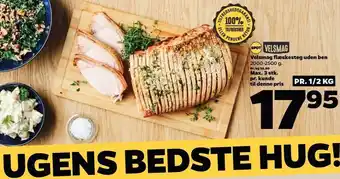 Netto Velsmag flæskesteg u. ben tilbud