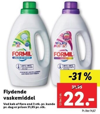 Flydende vaskemiddel
