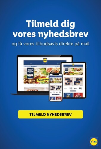 Lidl Tilmeld dig vores nyhedsbrev tilbud