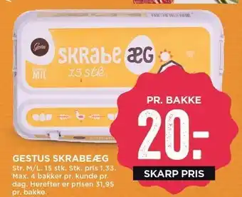 MENY Skrabeæg tilbud