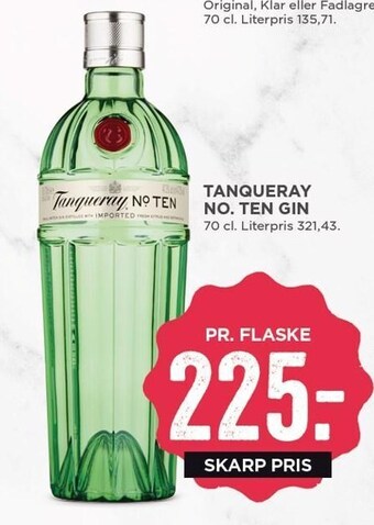 MENY Tanqueray gin tilbud