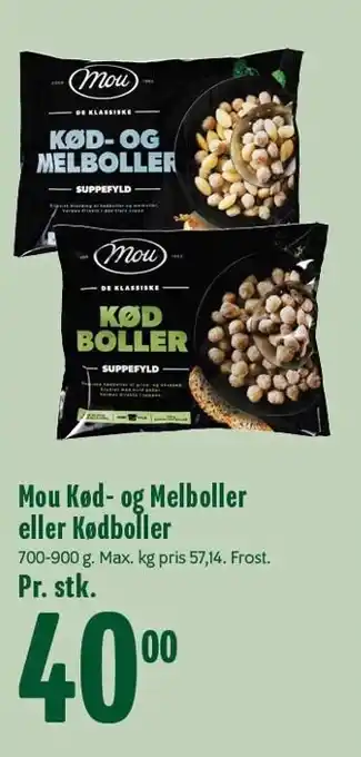 Min Købmand Kød- og melboller el. kødboller tilbud