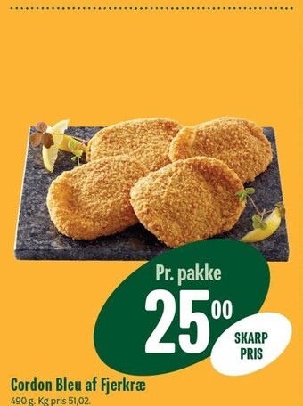 Cordon bleu af fjerkræ
