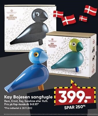Bilka Kay bojesen sangfugle tilbud
