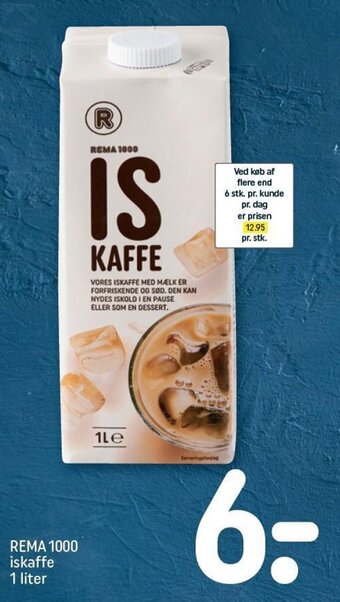 REMA 1000 Rema 1000 Iskaffe 1 Liter tilbud
