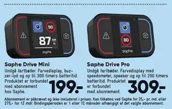 Bilka Saphe drive mini el. saphe drive pro tilbud