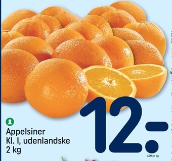 REMA 1000 Appelsiner kl. 1, udenlandske 2 kg tilbud