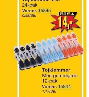 Harald Nyborg Tøjklemmer tilbud