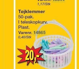 Harald Nyborg Tøjklemmer tilbud