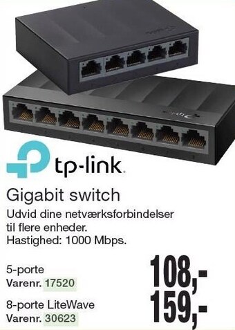 Harald Nyborg Gigabit switch tilbud