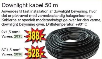 Harald Nyborg Downlight kabel 50 m tilbud