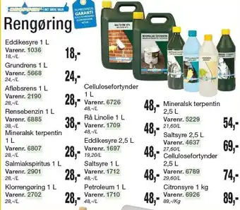 Harald Nyborg Rengøringsmidler tilbud