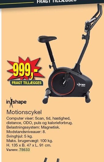 Harald Nyborg Motionscykel tilbud