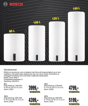 Harald Nyborg Vandvarmer tilbud