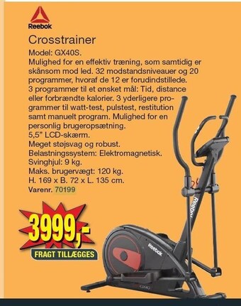 Harald Nyborg Crosstrainer tilbud