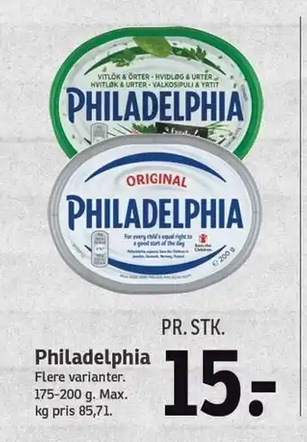 Philadelphia flødeost