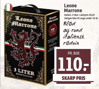 SPAR Leone marrone tilbud