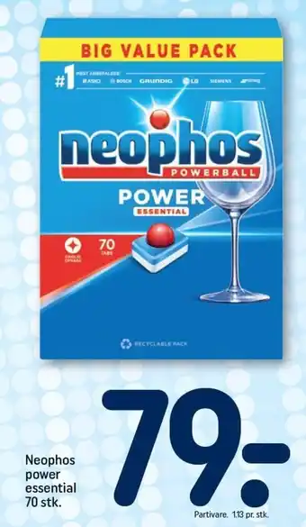 REMA 1000 Neophos Power Essential 70stk tilbud