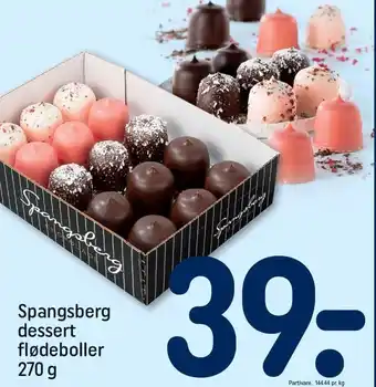 REMA 1000 Spangsberg Dessert Flødeboller 270g tilbud