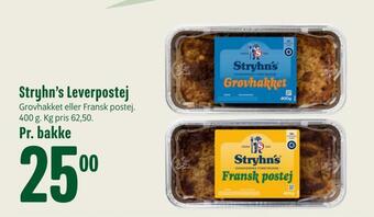 Min Købmand Stryhn's leverpostej tilbud