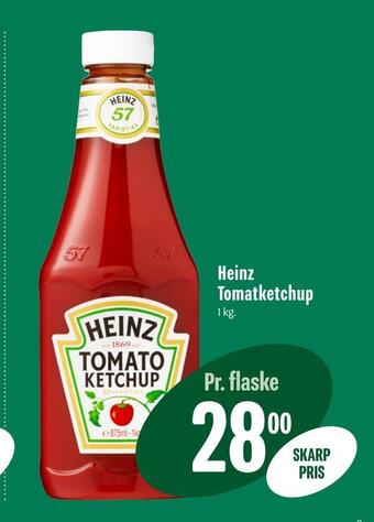 Min Købmand Heinz tomatketchup tilbud