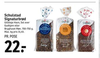 SPAR Schulstad signaturbrød tilbud