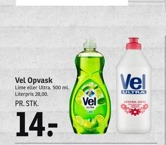 SPAR Vel opvask tilbud