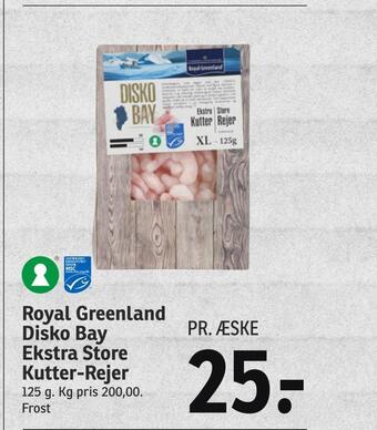 SPAR Royal greenland disko bay ekstra store kutter-rejer tilbud