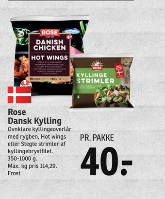 SPAR Rose dansk kylling tilbud