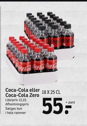SPAR Coca-cola eller coca-cola zero tilbud