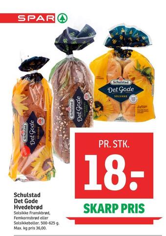 SPAR Schulstad det gode hvedebrød tilbud