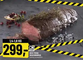 Løvbjerg Irsk Fersk Oksemørbrad tilbud
