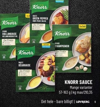 Løvbjerg Knorr Sauce tilbud