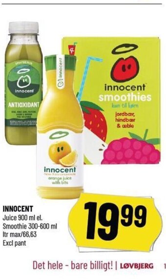 Løvbjerg Innocent Juice tilbud