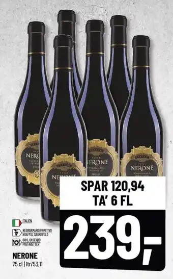 Løvbjerg Nerone 75 cl. tilbud