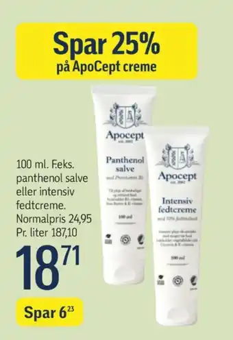 Føtex Apocept salve tilbud