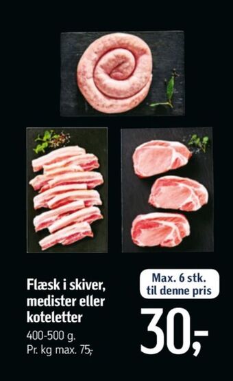 Føtex Ukendt flæsk tilbud
