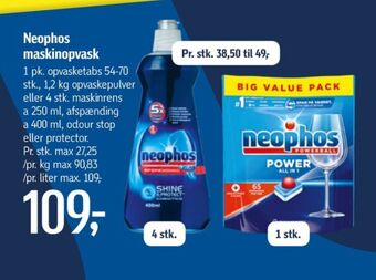 Føtex Neophos maskinopvask-tabs tilbud
