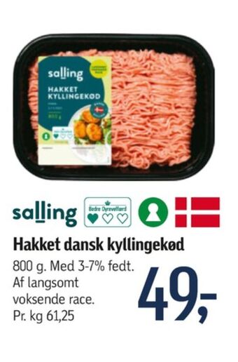 Salling hakket kylling