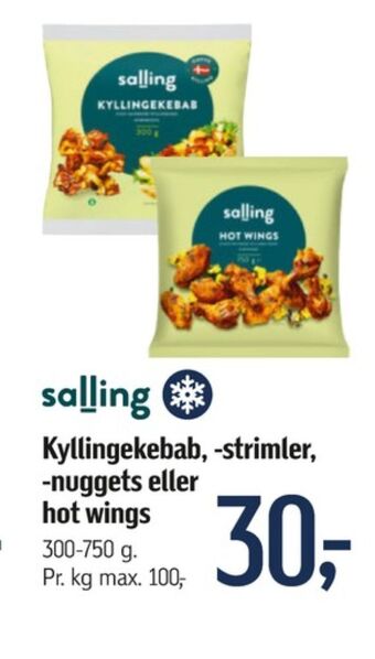 Føtex Salling kyllingekebab tilbud