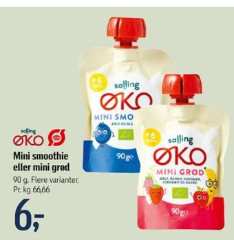 Føtex Salling øko smoothie tilbud