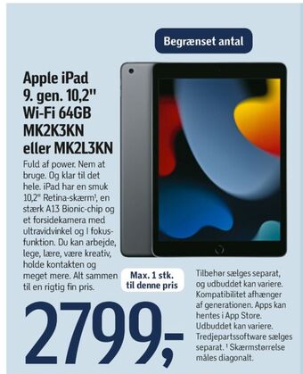 Føtex Apple tablet tilbud