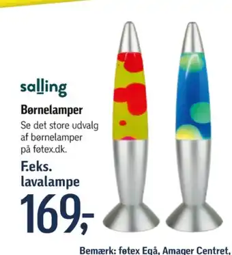 Føtex Salling lavalampe tilbud