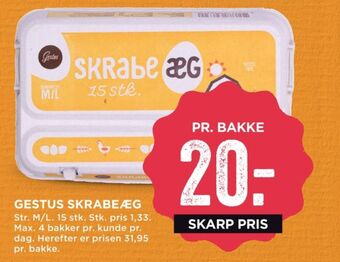 MENY Gestus æg tilbud