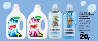Kvickly Omo vaskemiddel-flydende tilbud