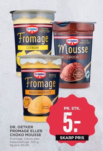Dr oetker chokolademousse