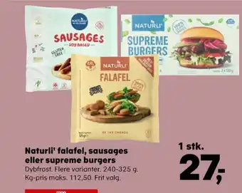 Kvickly Naturli' falafel tilbud